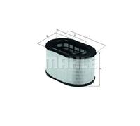 Air filter Filter Insert LX 669 KNECHT for MITSUBISHI GALANT Mk II