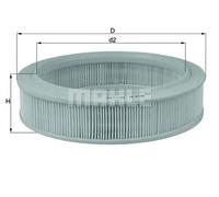 Air filter Filter Insert LX 81 KNECHT for RENAULT ALPINE FORD SAAB ARO