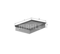Air filter Filter Insert LX 856 KNECHT for FIAT MULTIPLA MULTIPLA VAN