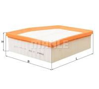 Air filter Filter Insert LX 934 MAHLE for VW PHAETON