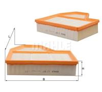 Mahle Original Air Filter LX 987 – Right – Fits BMW 5 & 6 Series