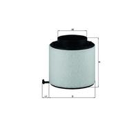 MAHLE ORIGINAL LX 2092D Air filter