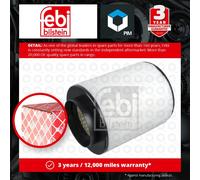 Air Filter fits AUDI A8 D4 2.5 12 to 16 CVBA 4H0129620D 4H0129620L Febi Quality