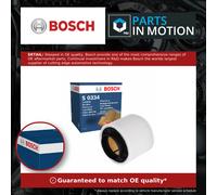Bosch S0334 Car Air Replacement Filter | Separates Particles from the Air Intake - Moisture-resistant plus High Tensile Strength