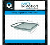 Air Filter fits BMW ALPINA B3 3.0 07 to 10 N54B30A Mahle 13717556961 7556961 New