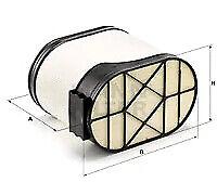 Air Filter fits: BOVA Futura FHD 104 FHD 120 FHD 127 FLD 104 FLD 120 FLD 127/