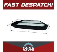 Air Filter fits CHEVROLET SPARK M300 1.0 2010 on LMT Mahle 42390126 96827723 New