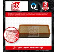 Air Filter fits Peugeot Febi Bilstein 30998 - OE Matching Quality Precision Fit