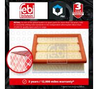 Air Filter fits FIAT 500X 334AXE1A 1.6 14 to 20 55263842 51977574 Febi Quality
