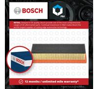 Air Filter fits FIAT PANDA VAN 169 1.4 10 to 12 350A1.000 Bosch 55192012 Quality