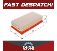 Bosch S0433 Car Air Filter - Separates Particles from the Air Intake - Moisture-resistant plus High Tensile Strength