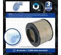 Air Filter fits FORD RANGER ET, ET TDCi 2.5D 06 to 12 WLAA Blue Print 1449296