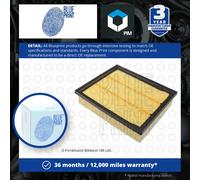 Air Filter fits ISUZU RODEO Mk1 2.5D 02 to 12 Blue Print 8980274800 Quality New