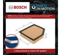 Bosch S0456 Car Air Filter - Separates Particles from the Air Intake - Moisture-resistant plus High Tensile Strength