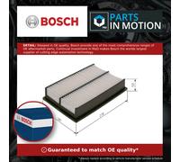 Air filter Filter Insert F 026 400 129 BOSCH for MAZDA 3 3 Saloon 5
