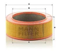 Air filter MANN-FILTER C 31 190 for 123 Coupe (C123) 2.9 1981-1985