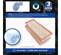 Air Filter fits MERCEDES SLK350 R171 3.5 04 to 11 M272.963 Blue Print Quality