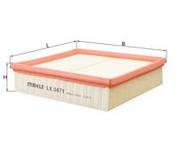 Air Filter fits MERCEDES CLA220 C117, X117 2.2D 13 to 19 OM651.930 Mahle Quality