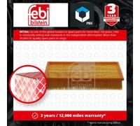 x1 febi bilstein Air Filter Filter Insert 31160 Made in UK