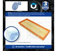 Air Filter fits MERCEDES SLK350 R171 3.5 08 to 11 M272.969 Blue Print Quality