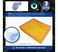 Air Filter fits MERCEDES SPRINTER 2.9D 95 to 06 OM602.980 Blue Print A0030947504