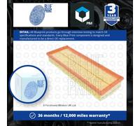Air Filter fits MINI ONE R56 1.6 10 to 13 N16B16A Blue Print 13717561235 Quality