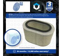 Air Filter fits MITSUBISHI PAJERO/SHOGUN Mk2 2.5D 86 to 00 Blue Print MD603384