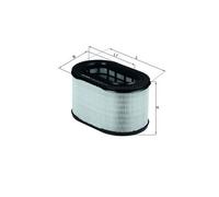 Air Filter fits MITSUBISHI PAJERO/SHOGUN Mk2 2.3D 82 to 86 4D55-T Mahle MD603384