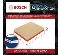 Air Filter fits OPEL MOVANO FD, JD 2.5D 98 to 10 S8U772 Bosch 4416392 4500935