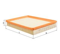 MAHLE LX 999 Air filter