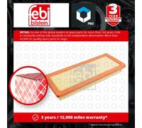 Air Filter fits PEUGEOT 208 GTi, Mk1 1.6 12 to 19 1444TT 1611891680 Febi Quality