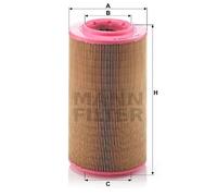 AIR FILTER FITS: PEUGEOT BOXER BUS 2.0 I/1.9 TD/2.5 TD/1.9 TD 4X4/2.5 TD 4X4/