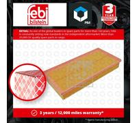 Air Filter fits LAND ROVER DISCOVERY Mk5 2.0 2017 on LR011593 LR161843 Febi New
