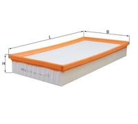 MAHLE Air Filter - LX684