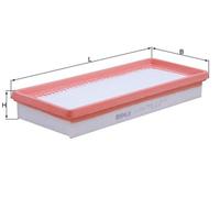 Air Filter fits SMART FORTWO 1.0 2007 on Mahle 0010940301 6600900101 A0010940301