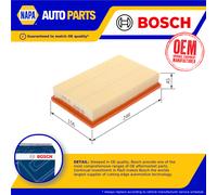 Bosch S3153 Car Air Filter - Separates Particles from the Air Intake - Moisture-resistant plus High Tensile Strength