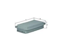 Air Filter fits TOYOTA YARIS VERSO NCP21 1.5 00 to 05 1NZ-FE Mahle 1770021050