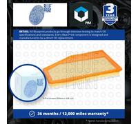 BLUE PRINT ADW192220 Air filter