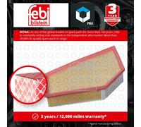 Genuine Febi Air Filter Service Replacement Insert - 103004