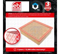 Air Filter fits VOLVO V50 545 2.4 04 to 10 30637444 30650587 30757155 Febi New
