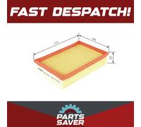 Air Filter fits VW CADDY Mk2 1.6 1.9D 95 to 03 AEY Bosch 1L0129601C W1LO129620