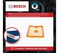 BOSCH F026400543 Air Filter Insert 349.9mm Length Fits Audi Seat Skoda VW