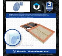 Air Filter fits SKODA ROOMSTER 5J 1.6 06 to 15 Blue Print 036129620H 036129620J
