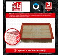 Air Filter fits VW VENTO 1H2 1.6 92 to 98 1HM129620 1H0129620 VOLKSWAGEN Febi