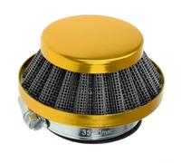 Air Filter for 47cc 49cc For Mini Motorcycle 42mm Replacement for ATV and Pocket Bike Engine Systems (Gold)