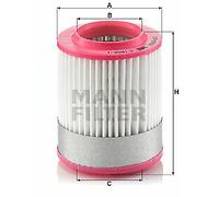 MANN Filter C1652/1 Air Filter 152mm Outer Diameter 185mm Height Fits Audi A8
