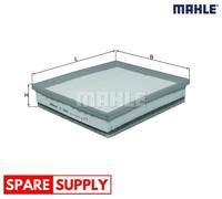 AIR FILTER FOR CITROËN BERLINGO C-ELYSEE C3 C4 MAHLE LX 3987