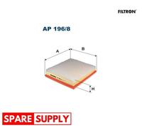 AIR FILTER FOR CITROËN BERLINGO PLATFORM/CHASSIS C-ELYSEE FILTRON AP 196/8