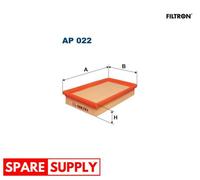 AIR FILTER FOR FIAT CINQUECENTO CINQUECENTO VAN PANDA SEICENTO FILTRON AP 022