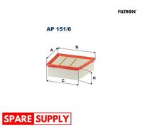 AIR FILTER FOR FORD ECOSPORT FIESTA FIGO PUMA FILTRON AP 151/6